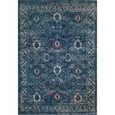 Laraline Turkish Medallion Faded Turquoise Area Rug 5 x 7 Rectangle