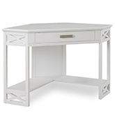 Corner Desk in White Oak Finish