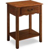 Shaker Nightstand in Medium Oak Finish