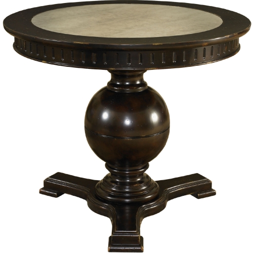 Marigot 36" Dining Table in Tamarind Black & Antique Mirror