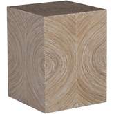 Bora Spot Bunching End Table in Vine & White Resin