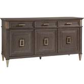 Belvedere Buffet in Sandblasted Brown Gray Finish