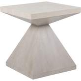 Mar Monte End Side Table in Anticato Marble & Champagne Wood