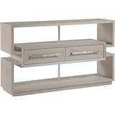 Mar Monte Open Console Table in Champagne Wood