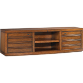Longboat Key Spinnaker Point 78" TV Stand Entertainment Console in Sundrenched Sienna