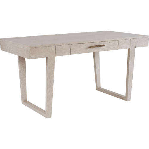 Revington 60" Writing Desk in Light Taupe with Ivory Ceruse Finish