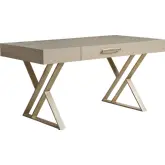 Apogee Writing Desk in Wire Brushed Sandscape Finish Oak Wood