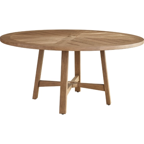 Isle of Palms Outdoor 60" Round Dining Table in Teak Wood