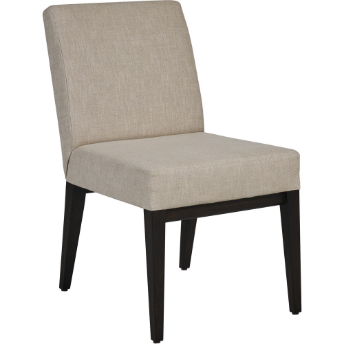 Latham Dining Chair in Ivory Wheat Fabric & Espresso Wood