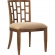 Lanai Dining Side Chair in Caledonia Tan & Rust Pattern Fabric & Wood (Set of 2)
