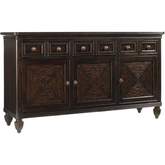Palm Shores Buffet in Tobacco Brown Mahogany & Bamboo