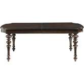 Islands Edge 80" Extension Dining Table in Tobacco Brown Mahogany