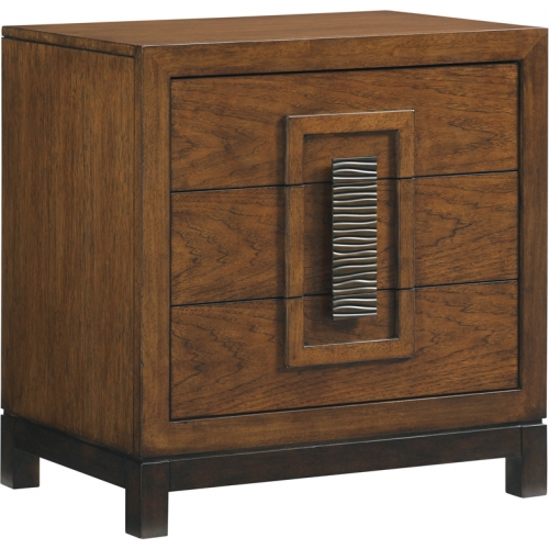 Isabela 3 Drawer Nightstand in Wood