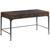 Borneo Writing Desk in Cocoa Shell & Metal