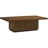 Castaway Cocktail Coffee Table in Wood & Walnut