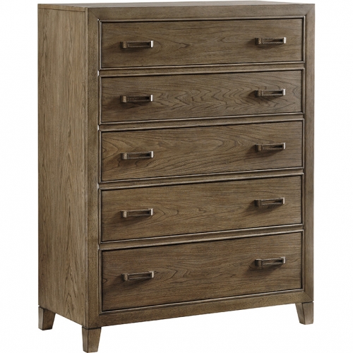 Brookdale 5 Drawer Chest in Driftwood Gray