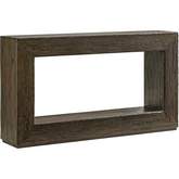 Dawson Console Table in Distressed Smoke Gray Finish