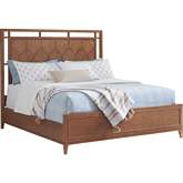 Rancho Mirage Queen Panel Bed in Sundrenched Sierra Tan Wood