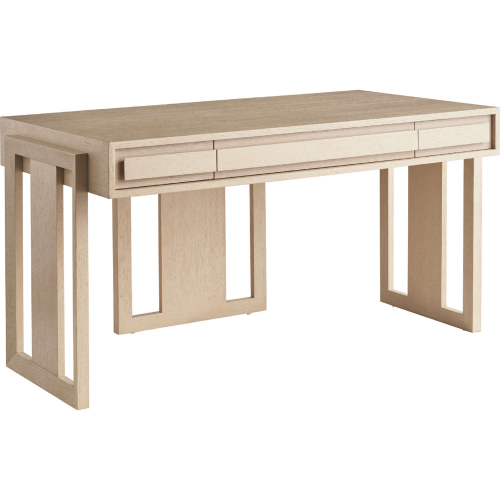 Everson Writing Desk in Sand Drift Finish Wood
