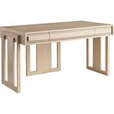 Everson Writing Desk in Sand Drift Finish Wood
