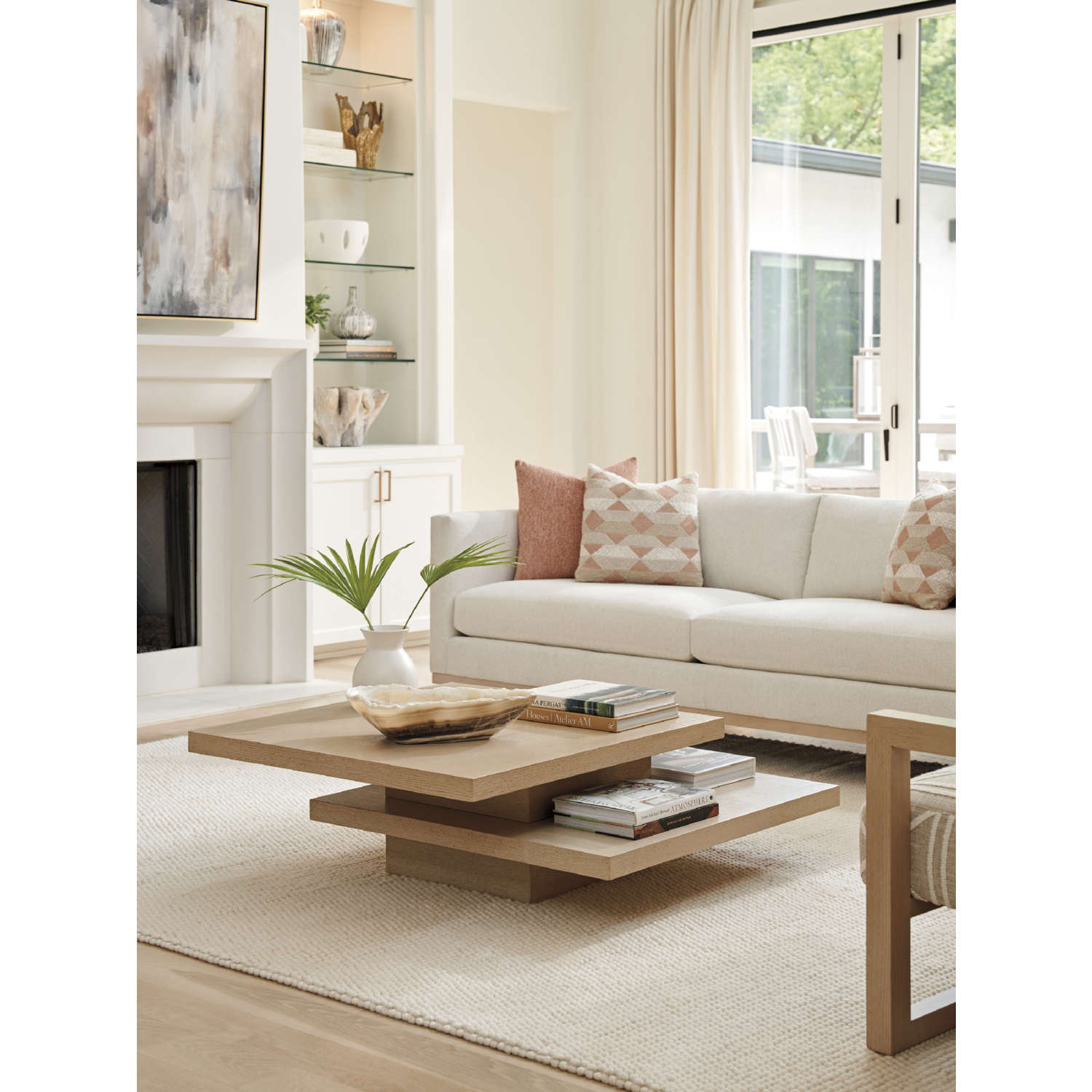 Tommy Bahama Home 578-947 Prescott Tiered Coffee Cocktail Table in