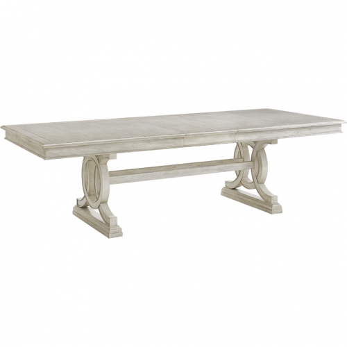 Montauk 88" Extension Dining Table in Oyster Shell Finish