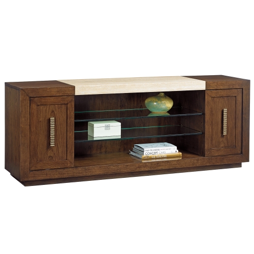 Laurel Canyon Malibu Vista 74" Media Console TV Stand in Mocha