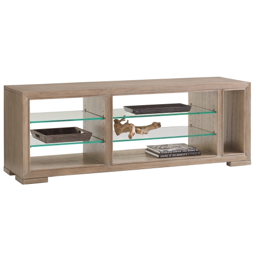 Shadow Play Spotlight 64" Media Console TV Stand in Taupe Gray