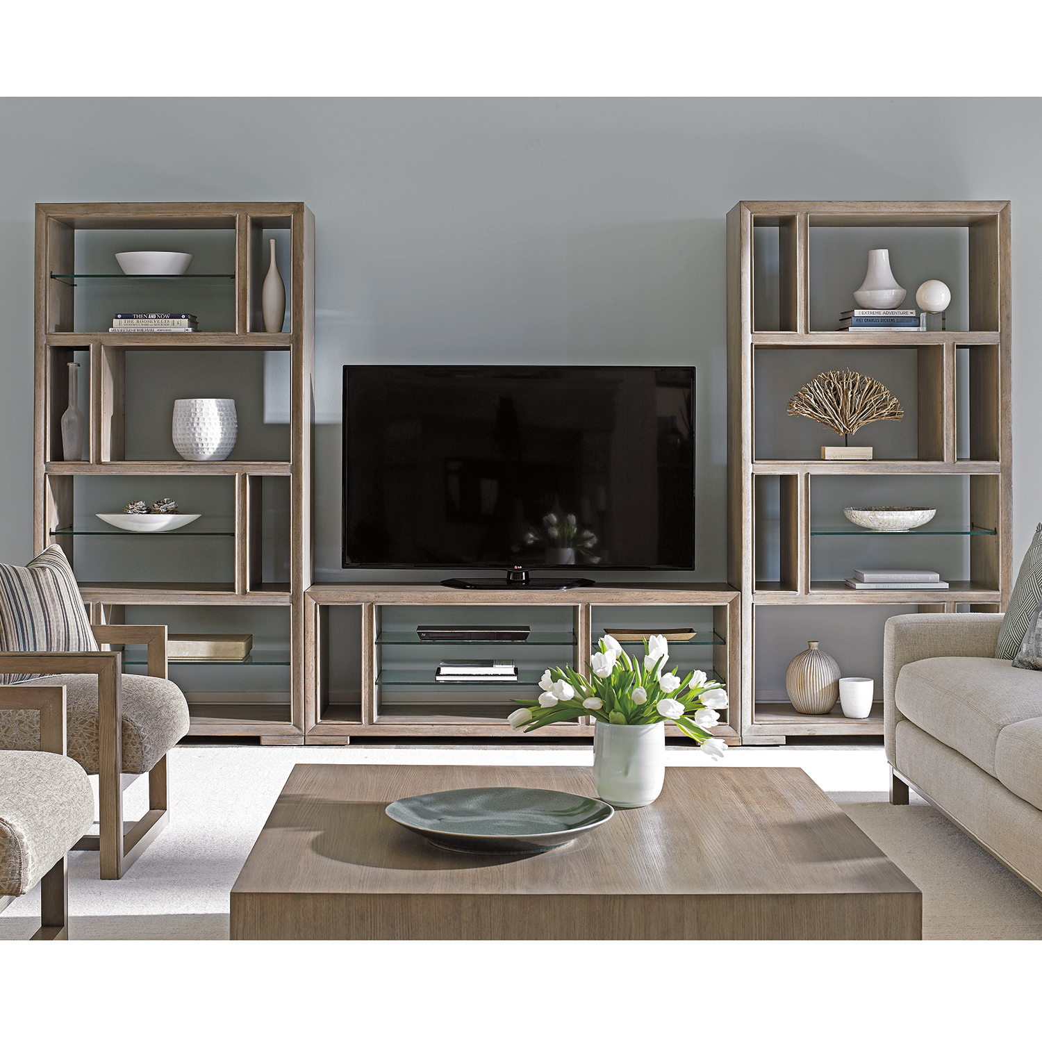 Lexington Home Brands Shadow Play Spotlight Media Console - Thumbnail 3