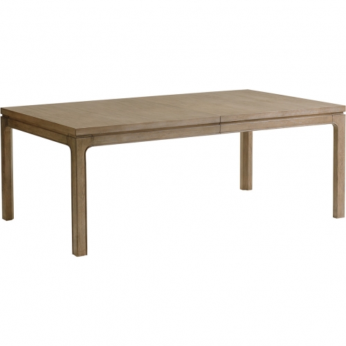 Concorde 80" Extension Dining Table in Taupe Gray Wood