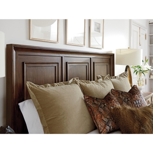 Walnut Creek Panel Queen Headboard in Walnut Finish