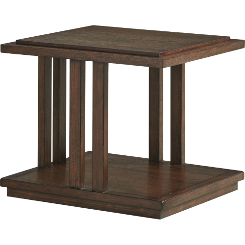 Alvarado End Table in Walnut Finish