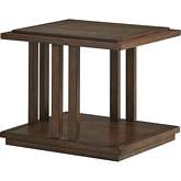 Alvarado End Table in Walnut Finish