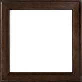 Gallerie Square Mirror in Mocha Finish Oak