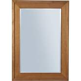 Swanson Rectangular Mirror in Nutmeg Brown Finish