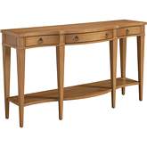 Headlands Bowfront Sideboard in Nutmeg Brown Finish