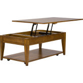 Lake House Lift Top Cocktail Table in Oak Finish