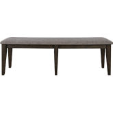 Double Bridge Dining Bench in Chestnut Brown