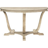 Greystone Mill Sofa Table in Brushed Stone White