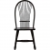 Sheaf Back Dining Chair in Rustic Black Finish (Set of 2)