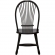 Sheaf Back Dining Chair in Rustic Black Finish (Set of 2)