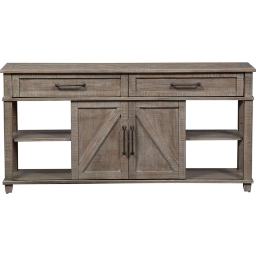 Parkland Falls Sofa Table in Weathered Taupe