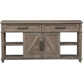 Parkland Falls Sofa Table in Weathered Taupe