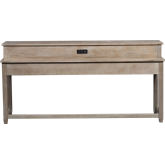 Parkland Falls Console Bar Table in Weathered Taupe