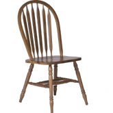 Carolina Crossing Windsor Dining Chair in Distressed Brown (Set of 2)