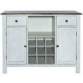 Carolina Crossing Server in Antique Honey & White