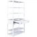 East End Accent Bookcase in Brushed White Finish