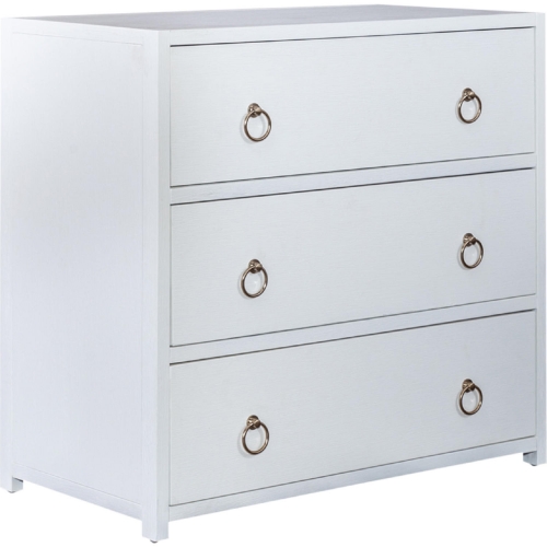 East End Accent Cabinet in Brushed White Finish