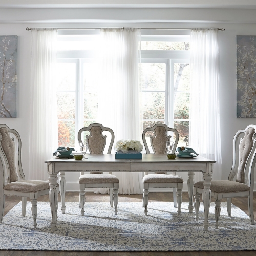 Magnolia Manor 5 Piece Dining Set in Antique White