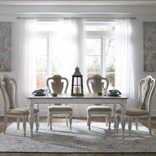Magnolia Manor 5 Piece Dining Set in Antique White
